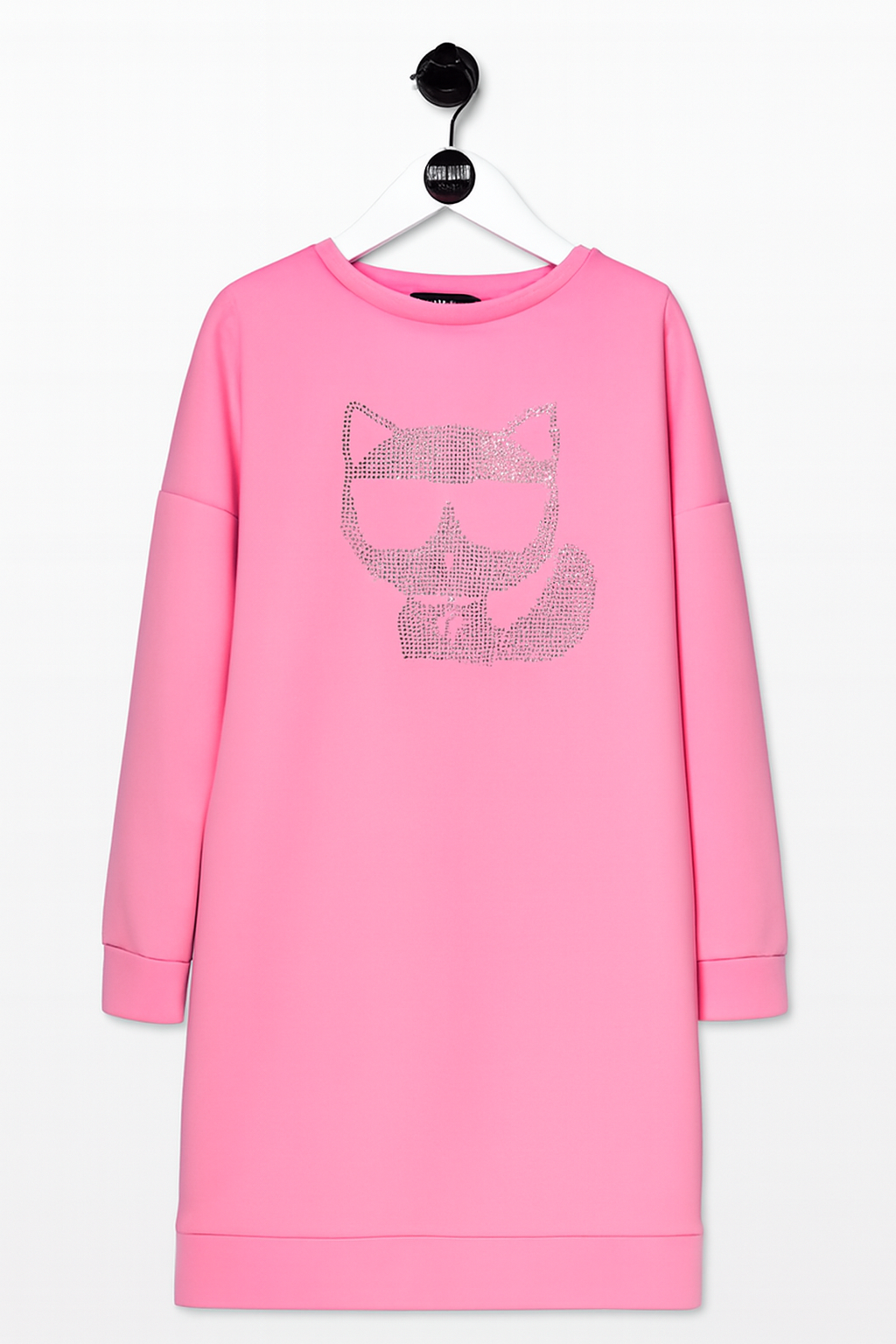 Розова рокля-пуловер Karl Lagerfeld, 12 г.