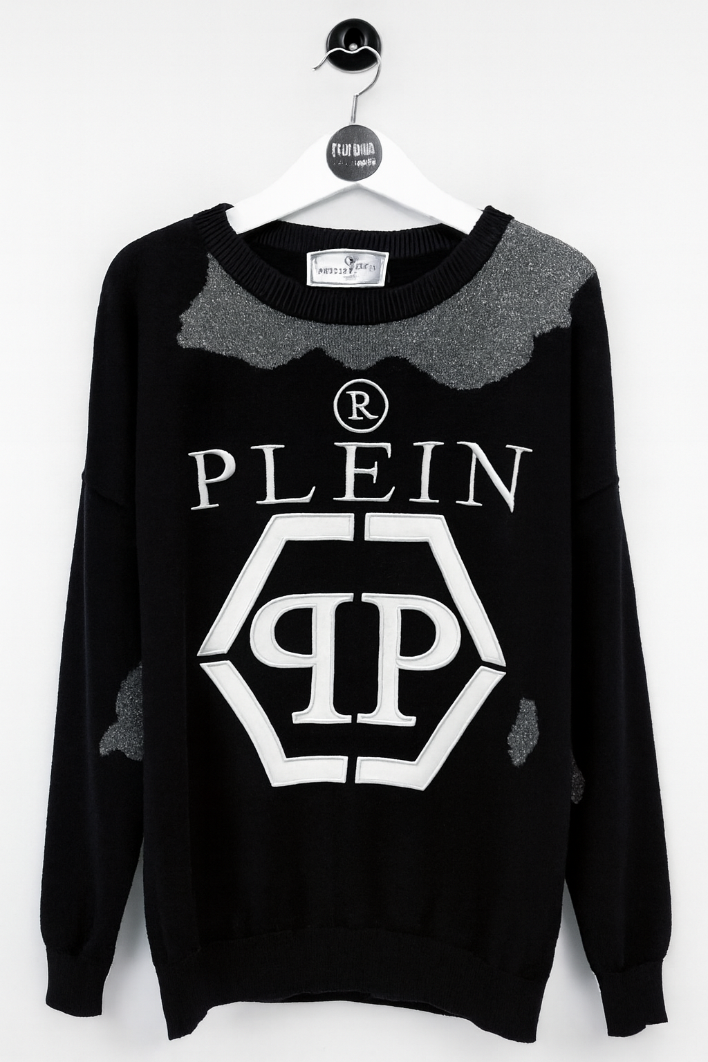 Philipp Plein Black Jumper 10y New No Tags 141092